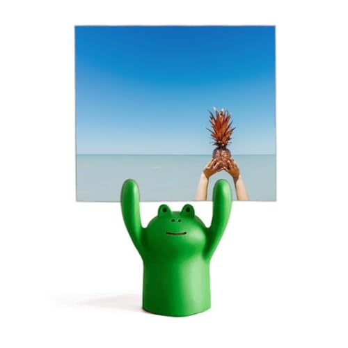 Support pour photo de plage motif grenouille pour décorer le salon