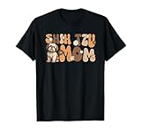 Shih Tzu Groovy World's Best Shih Tzu Mom T-Shirt