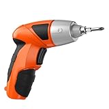 Wiederaufladbarer Elektroschrauber, 3, 5 Nm Drehmoment, ABS Konstruktion, austauschbarer Bit, Heimwerkerwerkzeug, Akku Elektroschrauber, wiederaufladbar