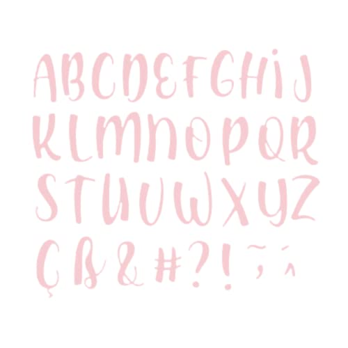 Craftelier - Set di 10 fustelle per lettere