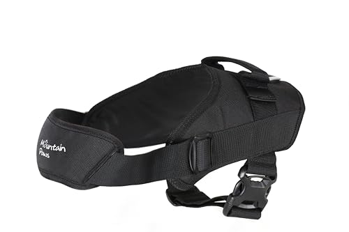 Mountain Paws Extra Tough Dog Harness, Black, Extra Large