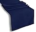 Creative 13"x 72" Classic Solid Table Top Runner - Navy