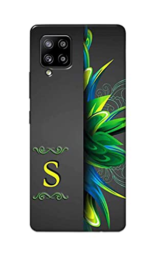 Image of Name II Initial II Letter Alphabet S Hard Back Case Cover for Samsung Galaxy M42 5G / Samsung Galaxy A42 5G Back Cover -(J5) VNS2222