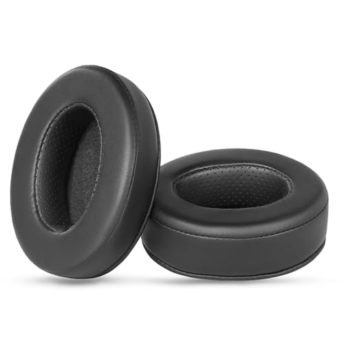 Almohadillas para Orejas Compatibles con Auriculares para Juegos EKSA E900/E900 Pro, Reemplazo con Cuero Proteico Más Suave y Espuma de Alta Densidad para Cancelación de Ruido, Grosor Añadido - Negro miniatura 6