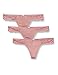 Produktbild Amazon-Marke: Iris & Lilly Damen Stringtanga aus Mikrofaser, 3er-Pack, Pink (Nostalgia Rose), XL, Label: XL