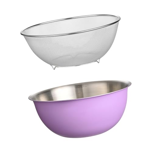 Set de Cuenco y Colador de Acero Inoxidable para Cocina miniatura 1