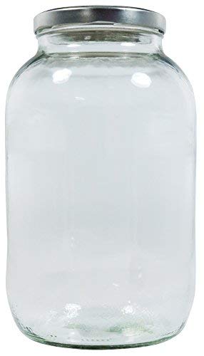 Tarro de cristal Mikken XL 3400 ml para almacenar alimentos a granel sin humedad
