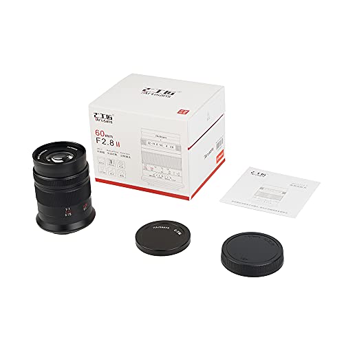 Image of 7artisans 60mm F2.8 Mark II Macro Manual Focus Camera Lens APS-C Mirrorless Camera Lens for Olympus Panasonic MFT M4 /3 Cameras Like Panasonic GH3 GH4 GF1 GM1 GM5 Olympus E-M1 E-M5 E-M10
