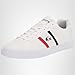 Lacoste Men's Lerond Sneaker, White/Navy/Red, 11