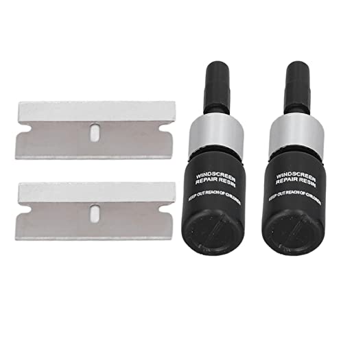 Liquido per la Riparazione del Vetro Liquide De Reparation Verre 2 Pezzi per la del Parabrezza auto per la del della Finestra