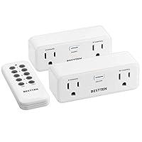 Algopix Similar Product 20 - BESTTEN Wireless Remote Control Outlet