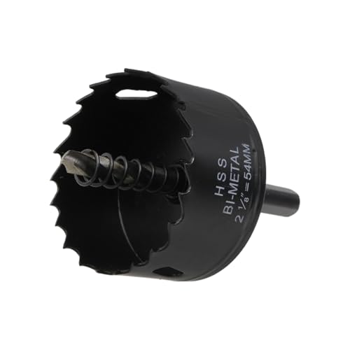 Image of 2-1 /8 inch Hole Saw Drill Hole Cutter BI-Metal Hole Saw for Thin Metal, Drywall, Plastic and Wood - 2pcs