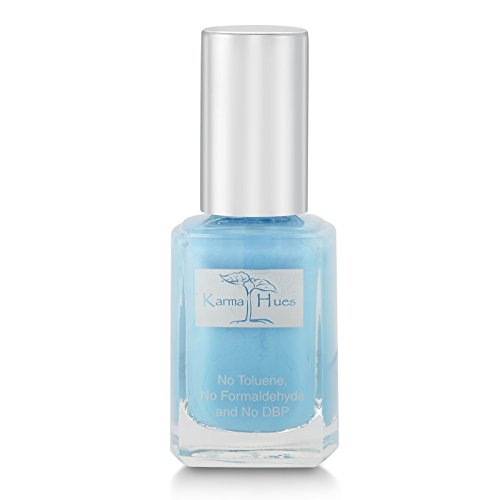 Karma Organic Natural Nail Polish-Non-Toxic Nail Art, Vegan and Cruelty-Free Nail Paint (Benoit Blue)