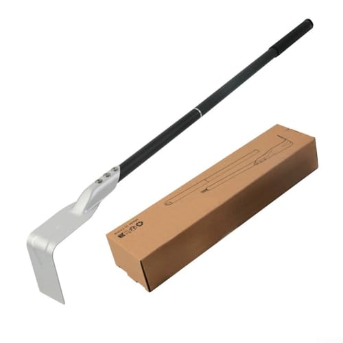 Volakebeing 2Pcs Cleaning Scrapers,Charcoal Cleaning Scraper for Fireplace, Grill and Oven Maintenance with Aluminium Alloy Handle, Versatile for Home Kitchen and Garden Use