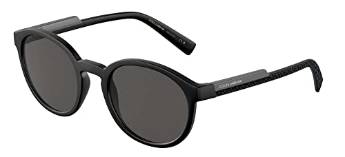 Dolce & Gabbana Lunettes de Soleil DG 6180 Black/Grey 53/22/145 homme
