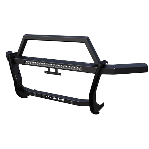 Black Horse Rambler Grille Guard Kit Modular Black Compatible with 2024-2026 Toyota Tacoma-RAGT02-K1