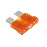 Material : PVC+Metal AUTOZOCO Fusible para vehiculo 40A 32V DC grande maxi naranja