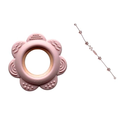 Berpy(バーピー) ウッドクッカ 歯固め 木歯固め シリコン 木リング 歯固めリング おもちゃ はがため 赤ちゃん 新生児 BPAフリー 2か月 0歳 1歳 おしゃぶり ファーストトイ かわいい 男の子 女の子 孫 初孫 プレゼント お祝い 出産祝い