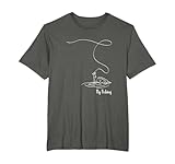Fliegenfischen mit Angelrute und Fliege, Anglerangeln T-Shirt
