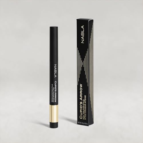 NABLA Cupid’s Arrow Longwear Stylo, Black | Langanhaltender und hochpigmentierter Stylus-Stift | vielseitig verwendbarer Liner, Lidschatten oder Lippenstift, cremige und komfortable Textur für ein