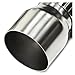 4 Pcs Lot Stainless Steel Exhaust Tips Compatible For BMW F87 M2 F80 M3 F82 F83 M4 Direct Plug Exhaust Tip Muffler Tip Tailpipe Nozzle(Rear Bumper B)