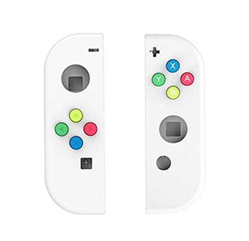 SHEAWA Switch Joy-Con用 交換ケース ボタンカバー付 改造 修理 着せ替えケース カバー スイッチジョイコン用 (ホワイト)
