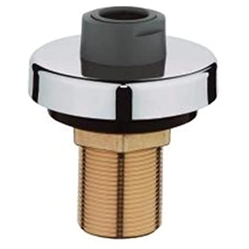 Preisvergleich Produktbild GROHE Schlauchdurchführung (für 3-Loch-Wannenkombination), chrom / dunkelgrau, 46487IX0