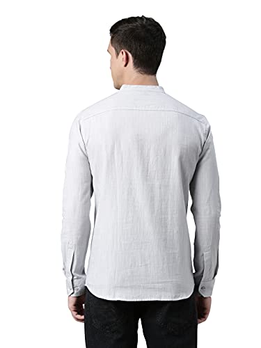 Image of KRYPTIC Men Solid Full Sleeve Regular Shirt Kurta