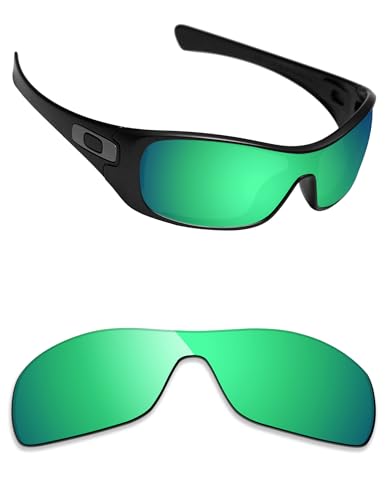 Verres de rechange polarisés pour Oakley Antix - Alphax Emerald Green
