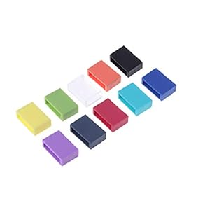 kdjsic 10 STKS Sluiting Veilige Ring Loop Houder Siliconen Polsband Horlogeband Sluiting Keeper Armband Vervanging…