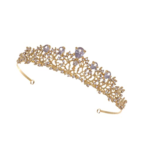 1pc Crown WJewelry Bridal Headpiece Headband Diamond Sparkle Hair Hairband