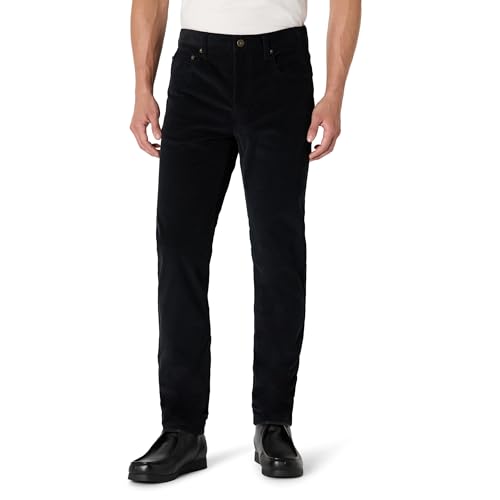 Amazon Essentials Mens Slim Fit 5 Pocket Corduroy Pant Black 40W x 30L