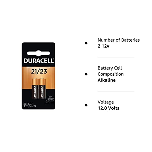 Duracell 12 Volt Alkaline Alarm Remote Battery MN21