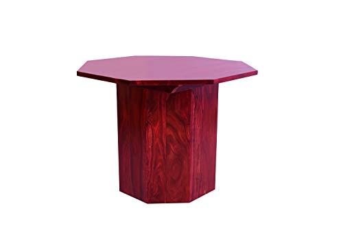 Image of Sheesham Wood 2 Seater Dining Table Set for Living Room Wooden Dining Table with 2 Chairs Furniture for Home (Mahogany Finish)