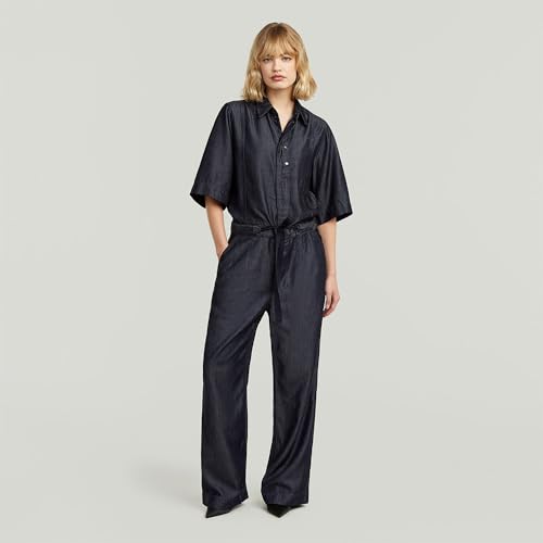 Combinaison G-STAR Regular Jumpsuit Ss Wmn au design denim minimaliste unique