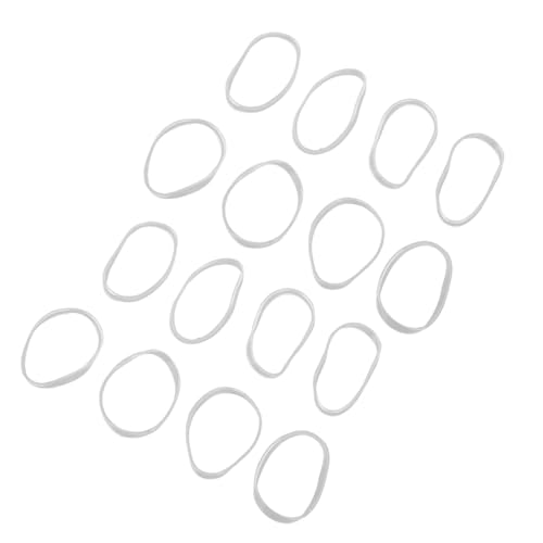 Élastiques à cheveux transparents GALPADA par 5000 pièces grand format pour tresses et coiffures