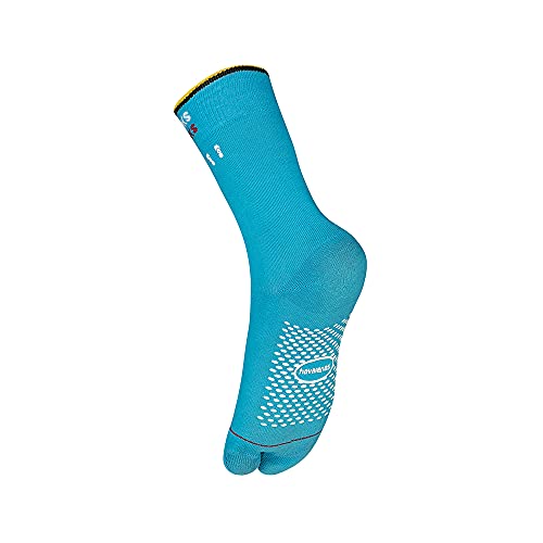 Meia de Dedo Básica, Havaianas, Adulto Unissex, Turquesa, 40-44