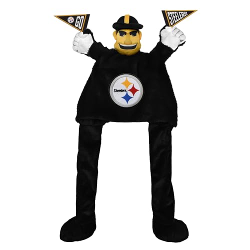 Littlearth NFL Cheering Sidekick Hat Pittsburgh Steelers Team Color