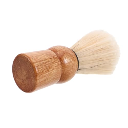 Healeved Retro Beard Brush for Men Badger Hair Shaving Brush Tool Wood Handle Precision Design Portable Size