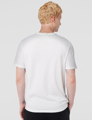 Calvin Klein Herren T-Shirt Kurzarm Micro Logo mit Rundhalsausschnitt, Weiß (Bright White), XL – Ansicht 4