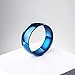 MunkiMix Ancho 8mm Acero Inoxidable Anillo Ring Banda Venda Azul Alianzas Boda Talla Tamaño 20 Hombre Imagen de MunkiMix Ancho 8mm Acero Inoxidable Anillo Ring Banda Venda Azul Alianzas Boda Talla Tamaño 20 Hombre