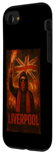 Liverpool – Camiseta de Inglaterra Ultras Bad Boys Fans Bandera Hombre Carcasa para iPhone SE (2020) / 7 / 8