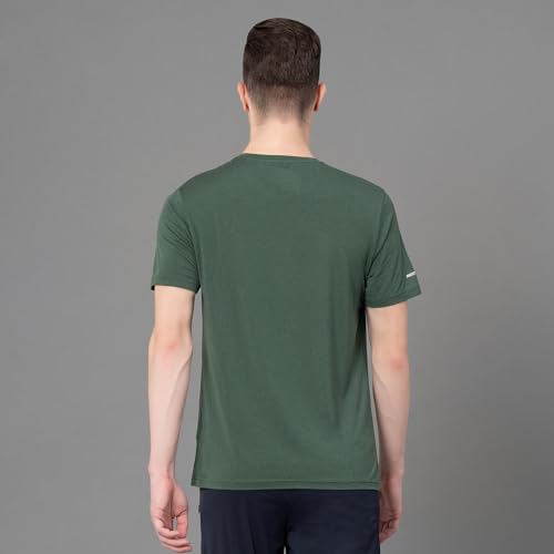 Image of Red Tape Activewear Round Neck T-Shirt for Men | Quick Dry | Anti Microbial | Stretchable