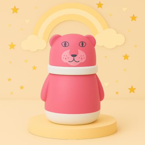 Image of Baby Skin Care Powder Talcum Puff Case Cum Container Box Reusable Refillable for Toddlers Kids and Infants for Baby Body And Face Grooming BPA Free (PATTERN 103)