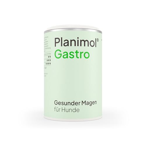 Planimol Gastro - Verdauungs-Snack für Hunde mit empfindlichem Magen - unterstützt bei Sodbrennen, Erbrechen & Grasfressen - unterstützt Magenschleimhaut & Säurebalance - 30 Tabletten