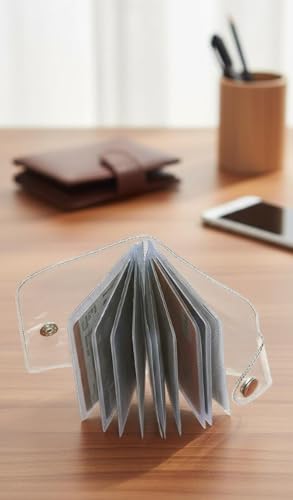 Image of Transparent Card Holder Wallet for Men and Women, Pack of 2