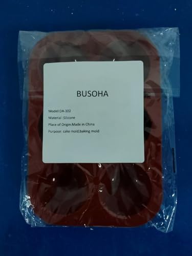 BUSOHA Silicone Molds for Chocolate - 3 Pack 6 Cavity Cake Baking Silicone Molds,Medium Semi Sphere Baking Mold for Making Hot Chocolate Bomb, Jelly, ice cube,Pudding, Dome Mousse