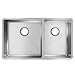 Elkay ECTRU32179RT Crosstown 60/40 Double Bowl Undermount Stainless Steel Sink