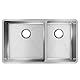 Elkay ectru32179r 31–1/5,1 cm Unterbau 60/40 Double Einzelgerät Becken Edelstahl, ECTRU32179R