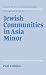 Produktbild Jewish Communities in Asia Minor (Society for New Testament Studies Monograph Series, Band 69)